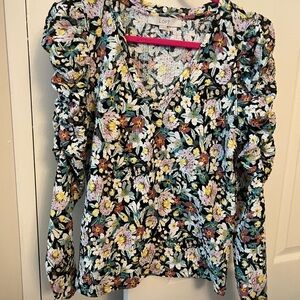 LOFT Floral Women's Top - Multicolor